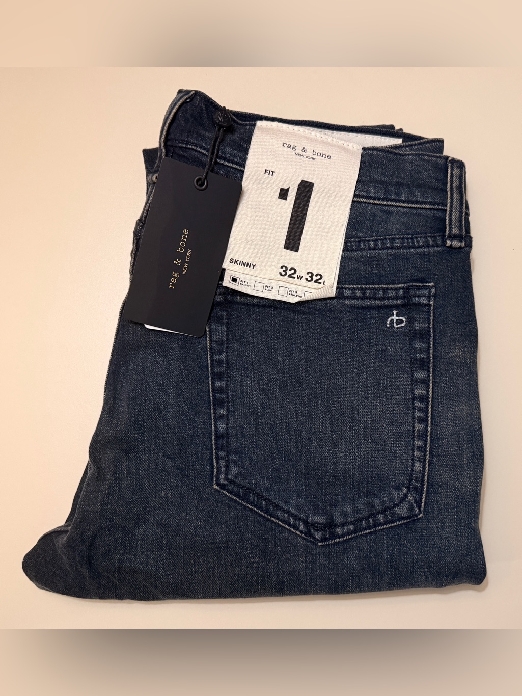Rag & Bone Skinny Jeans In Dark Indigo Wash(Brand New)